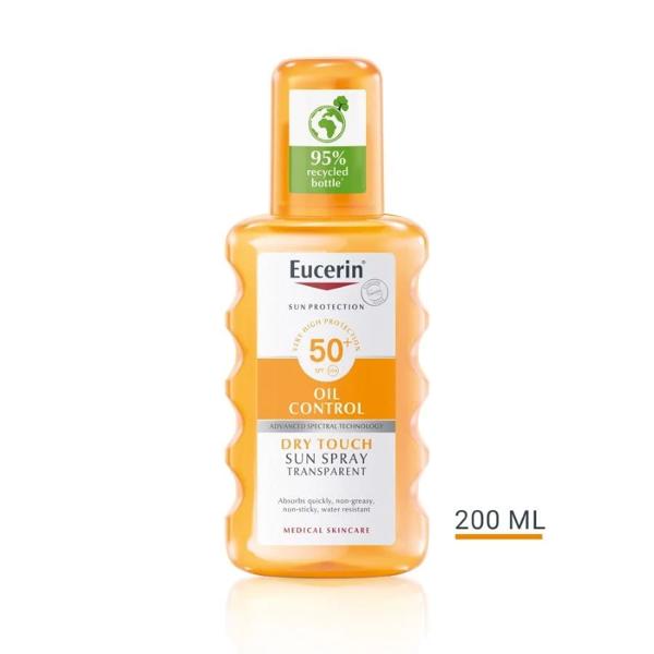 EUCERIN SUN Transparentni sprej spf50 200 ml
